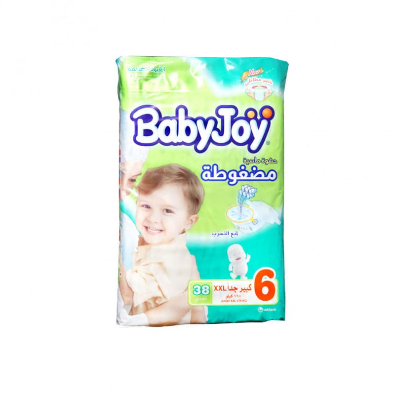 حفايض بيبي جوي رقم 6 * 3*38حفاض