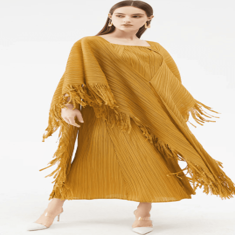 فستان بليسية (مناسب للجميع المقاسات) بتصميم عصري