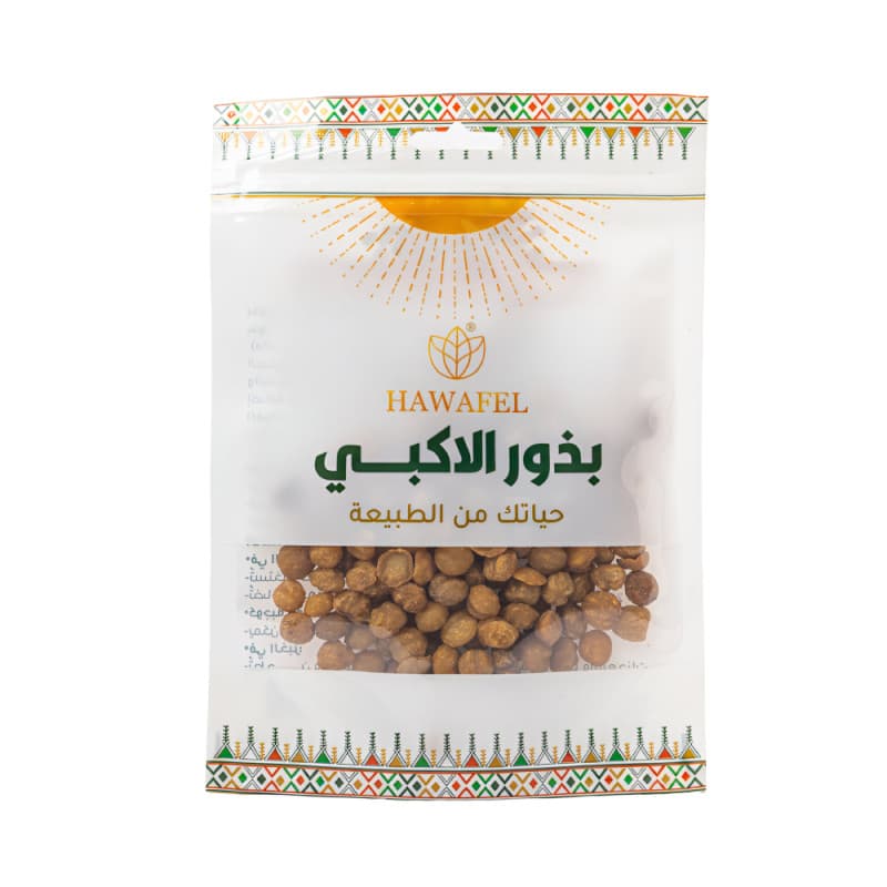 حوافل - بذور الاكبي الطبيعي 100 جم