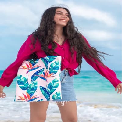 رفايا - حقيبه مطبوعه للنساء